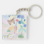 Custom Kids Artwork, Nutcracker Spielzeug, Schmett Schlüsselanhänger (Rückseite)