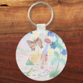 Custom Kids Artwork, Nutcracker Spielzeug, Schmett Schlüsselanhänger (Rückseite)