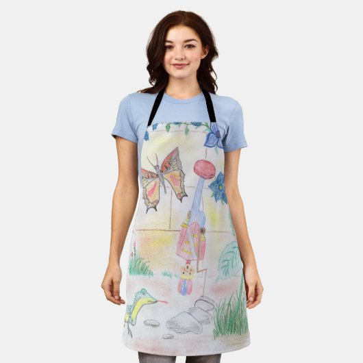 Custom Kids Artwork, Nutcracker Spielzeug, Schmett Schürze (Getragen)