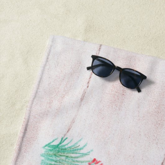 Custom Kids Artwork, Nutcracker Spielzeug, Schmett Strandtuch (Beispiel)