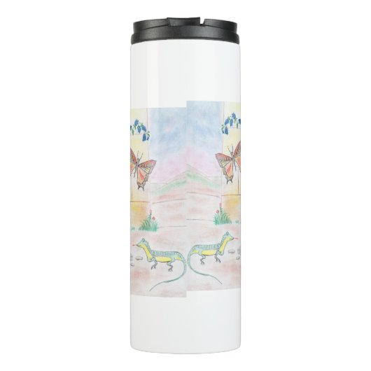 Custom Kids Artwork, Nutcracker Spielzeug, Schmett Thermosbecher (Rückseite)