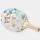 Custom Kids Artwork, Nutcracker Spielzeug, Schmett Tischtennis Schläger (Seitenansicht)