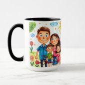Custom Kids Artwork  Personalized Keepsake Gift Tasse (Links)