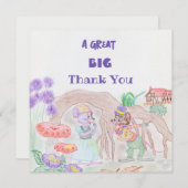 Custom Kids Artwork, zwei niedliche Maus, Blume... (Vorne/Hinten)