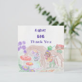 Custom Kids Artwork, zwei niedliche Maus, Blume... (Stehend Vorderseite)