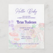 Custom Kids Artwork, zwei niedliche Maus, Blume... (Vorderseite)