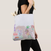 Custom Kids Artwork, zwei niedliche Maus, Blume... Tasche (Von Nahem)