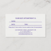 Custom Kids Artwork, zwei niedliche Maus, Blume... Terminkarte (Rückseite)