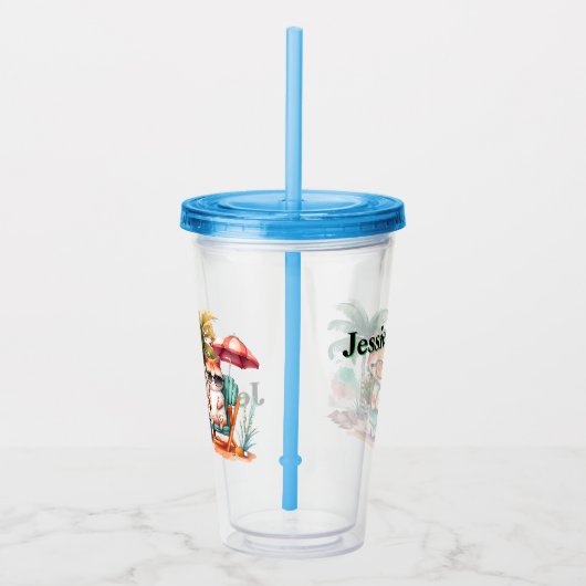 Custom Kids Beachcomber Cat Acryltrinkbecher (Rechts)