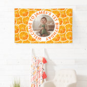 Custom Kids Birthday Banner with Photo (Insitu)