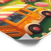 Custom Kids Carnival Wall Poster (Ecke)