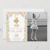 Custom Kids Dance Party Einladung (Vorderseite)