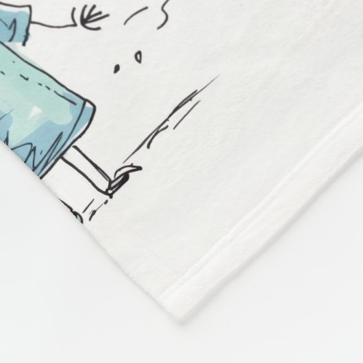 custom kids drawing fleecedecke (Ecke)