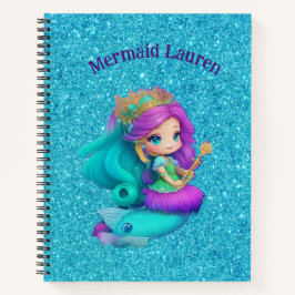 Custom Kids Mermaid-Notebook Notizblock