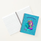 Custom Kids Mermaid-Notebook Notizblock (Innenseite)