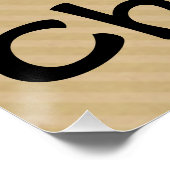 Custom Kids Name All-Star Sportmauer Art Poster (Ecke)