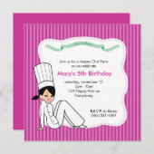 Custom Kids Party Einladung mit einzigartigem Artw (Vorne/Hinten)