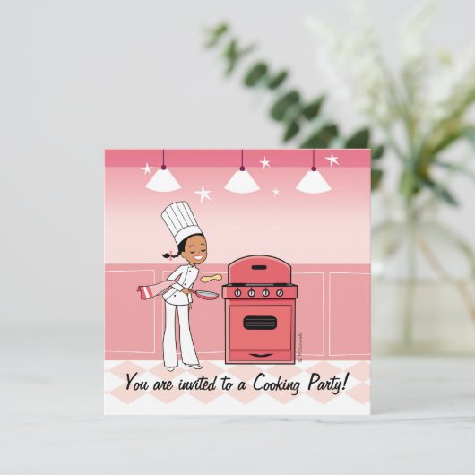 Custom Kids Party Einladung mit einzigartigem Artw (Stehend Vorderseite)