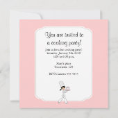 Custom Kids Party Einladung mit einzigartigem Artw (Rückseite)