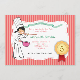 Custom Kids Party Einladung mit einzigartigem Artw