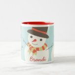 Custom Kids Snowman Party Tasse<br><div class="desc">Vector Snowman Design von Shelby Allison</div>