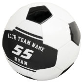 Custom Kids Soccer Ball mit Team, Name, Nummer (Dreiviertel)