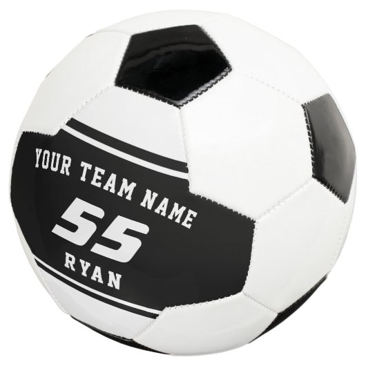Custom Kids Soccer Ball mit Team, Name, Nummer (Dreiviertel)