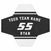 Custom Kids Soccer Ball mit Team, Name, Nummer (Flach)