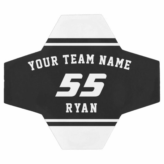 Custom Kids Soccer Ball mit Team, Name, Nummer (Flach)