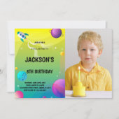 Custom Kids Space Party laden Einladung (Vorderseite)