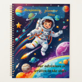 Custom Kids Space Planer Cover - "Ihr Abenteuer (Vorderseite)