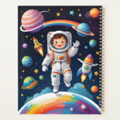 Custom Kids Space Planer Cover - "Ihr Abenteuer (Rückseite)