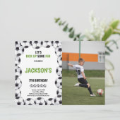 Custom Kids Sports Party laden Einladung (Stehend Vorderseite)