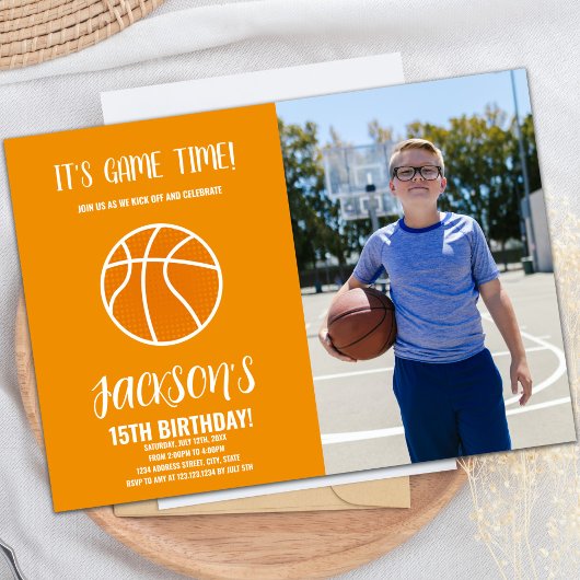 Custom Kids Sports Party laden Einladung
