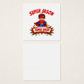 Custom Kids Superhero Name (Vorne & Hinten)