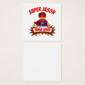 Custom Kids Superhero Name & Superpower (Vorne & Hinten)