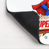 Custom Kids Superhero Name & Superpower Mousepad (Ecke)