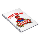 Custom Kids Superhero Name & Superpower Notizblock (Rechte Seite)