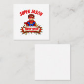 Custom Kids Superhero Name Treuekarte (Vorne/Hinten)