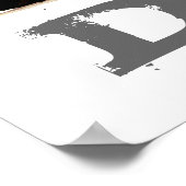 Custom Kids Yellow Digger Poster (Ecke)