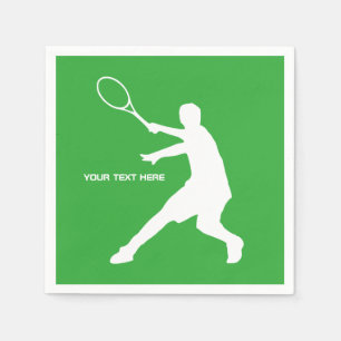 Custom Kinder Tennis Geburtstagsparty Papierservie Serviette