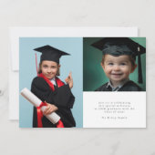 Custom Kindergarten 3 Foto Classic Ankündigung (Rückseite)