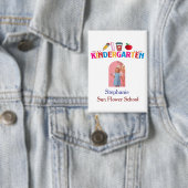 Custom Kindy Abschluss Bedge Foto Button (Insitu)