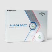 Custom King Golfer Balls - Mit Monogramm Golfgesch Golfball (Verpackung)