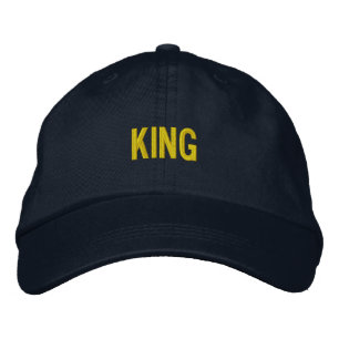 Custom KING Stickable Navy-Hat Style Bestickte Baseballkappe