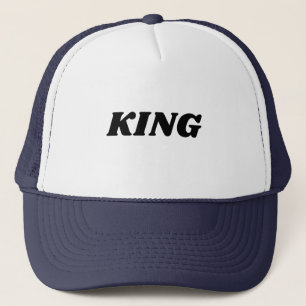 Custom King text name Caps Hats Cool Trucker Truckerkappe