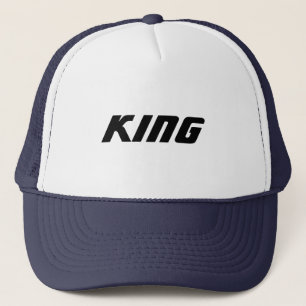 Custom King text name Caps Hats Cool Trucker Truckerkappe