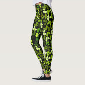 Custom KISS ME Im IRISH St Patrick Kleeblatt Clove Leggings (Links)