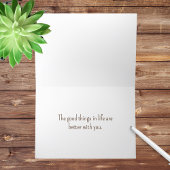 Custom Kissing Capybara Couple Anniversary Card Dankeskarte