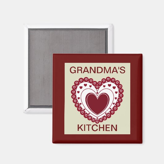 CUSTOM KITCHEN MAGNET Magnet (Vorderseite/Rückseite)